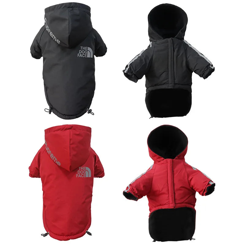 Winter Dog Clothing, Hooded