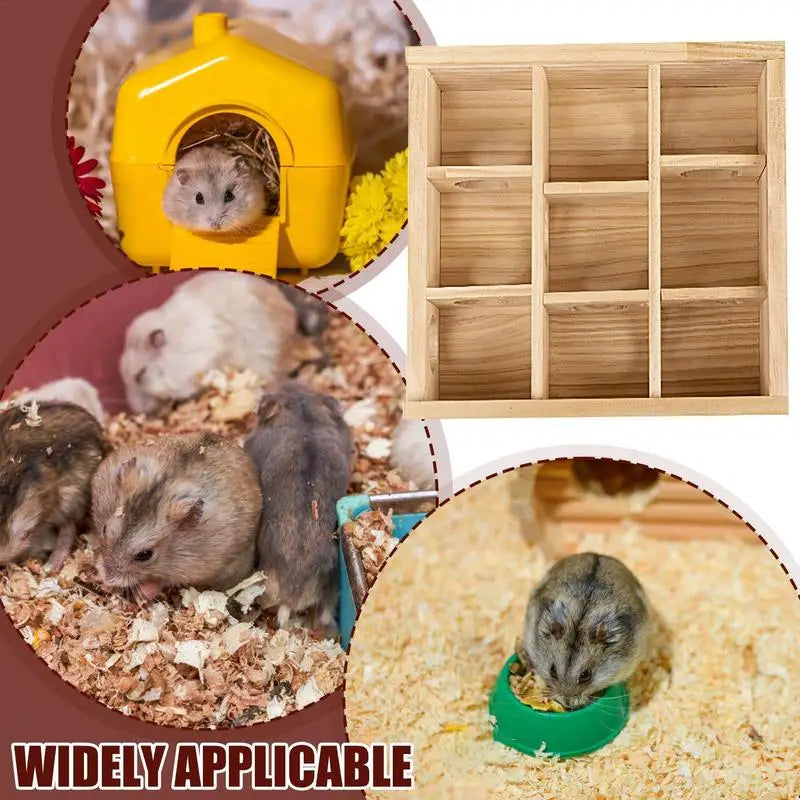 Wooden Gerbil Maze Toy