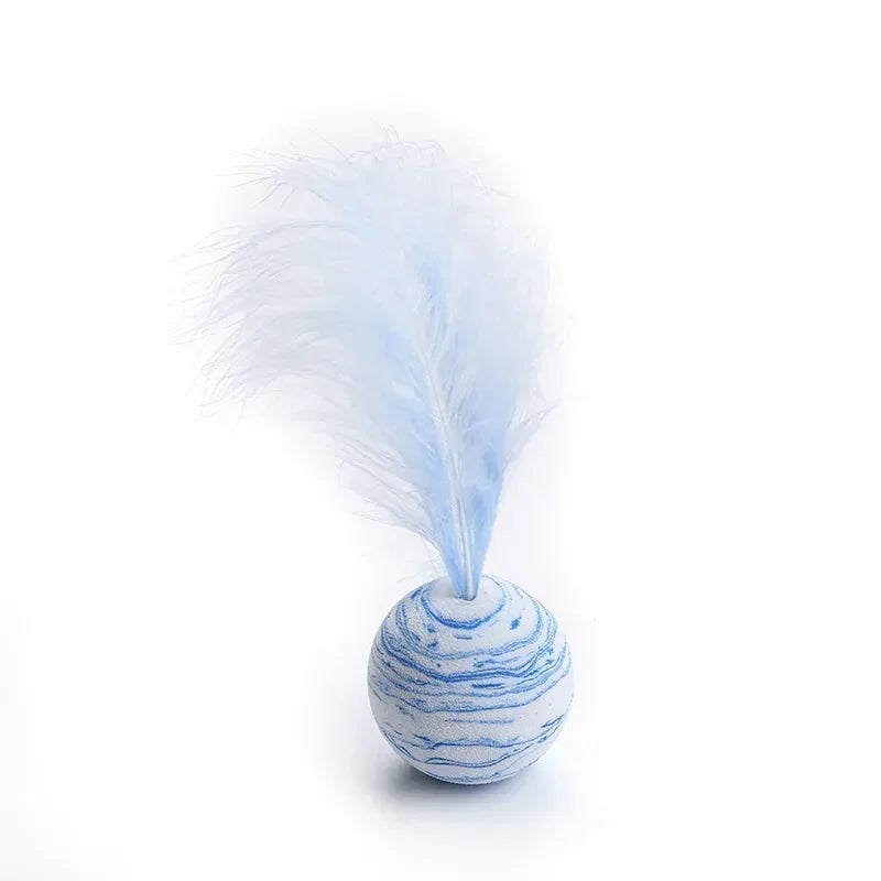 Funny Feather Ball Cat Toy