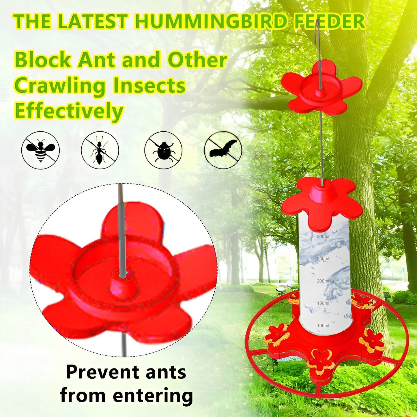 Hanging Hummingbird Water Feeder