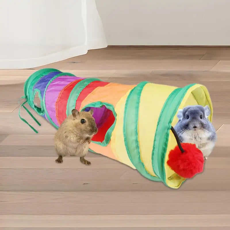 Hamster Tunnel Tunnel Toy for Enrichment Hamster Playground Hamster Climbing Toys Small Pet Fun Tunnel for Gerbils Hamsters