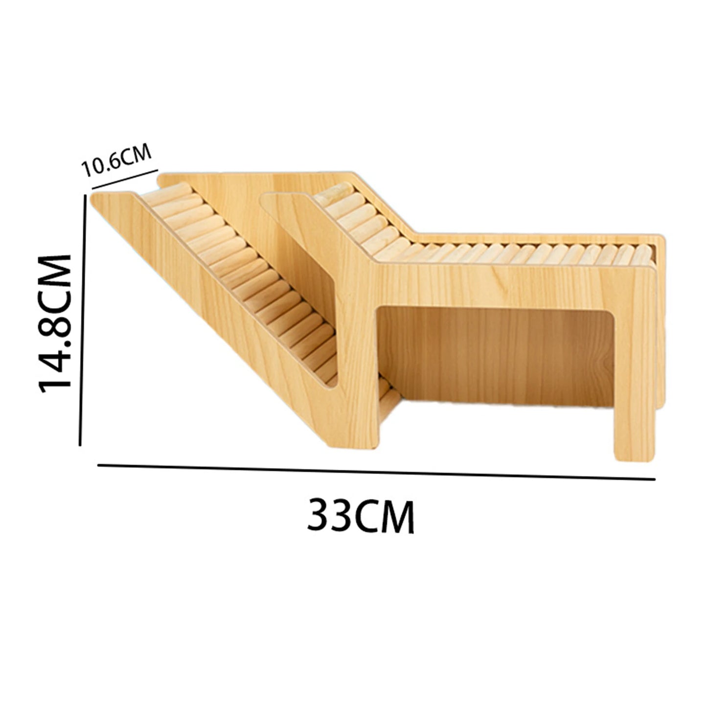 Hamster Wooden House With Climbing Ladder