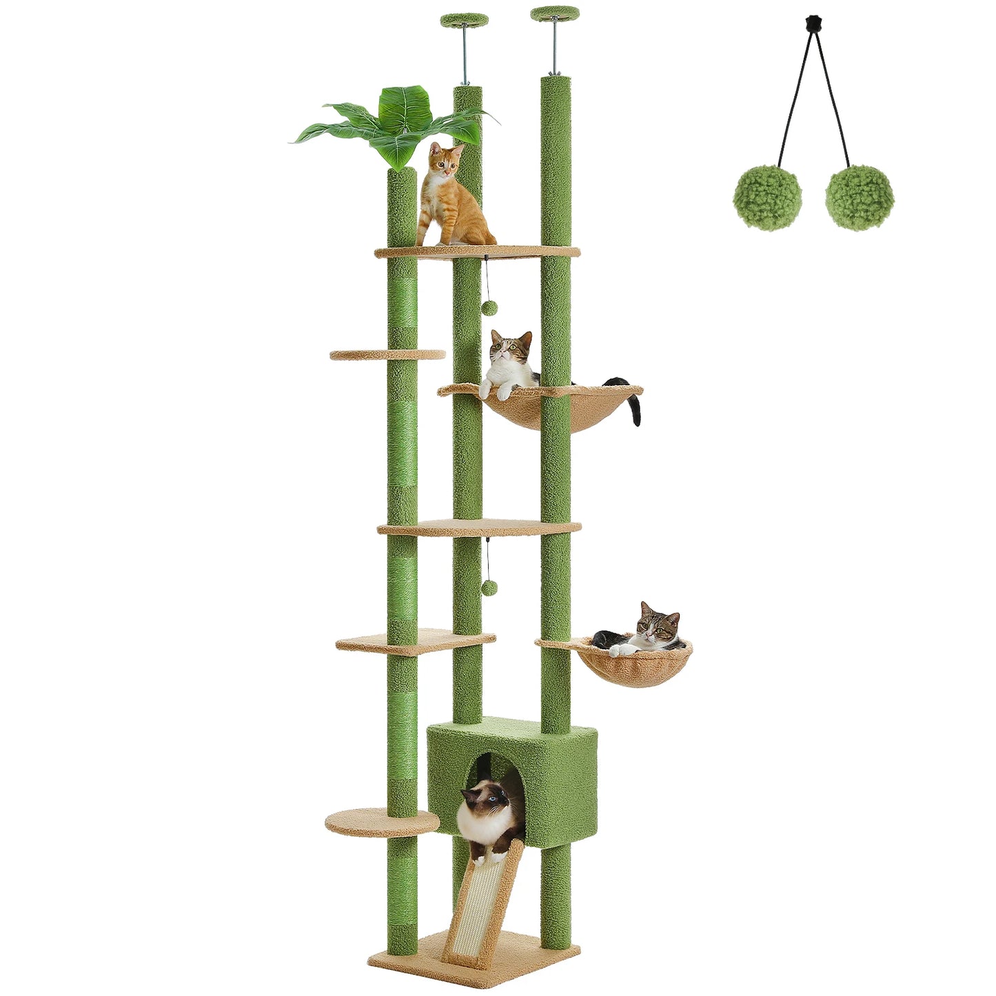 Cactus Cat Tree - Adjustable Height