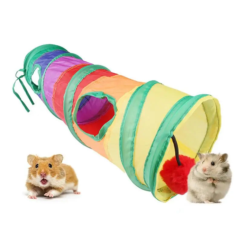 Hamster Tunnel Tunnel Toy for Enrichment Hamster Playground Hamster Climbing Toys Small Pet Fun Tunnel for Gerbils Hamsters