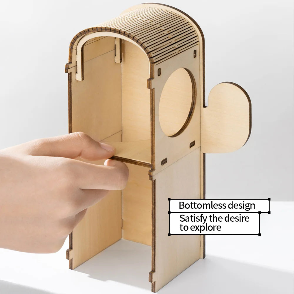 Wooden Hamster House