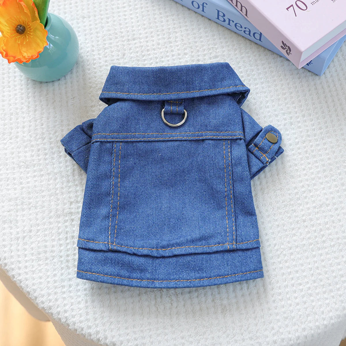 Pet Denim Vintage Style Jean Jacket