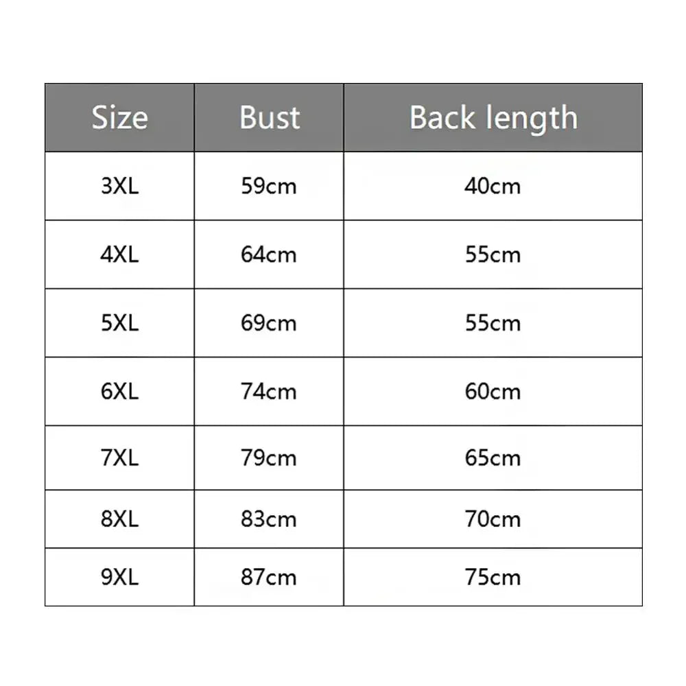 3XL-9XL Big Dog Warm Winter Jacket