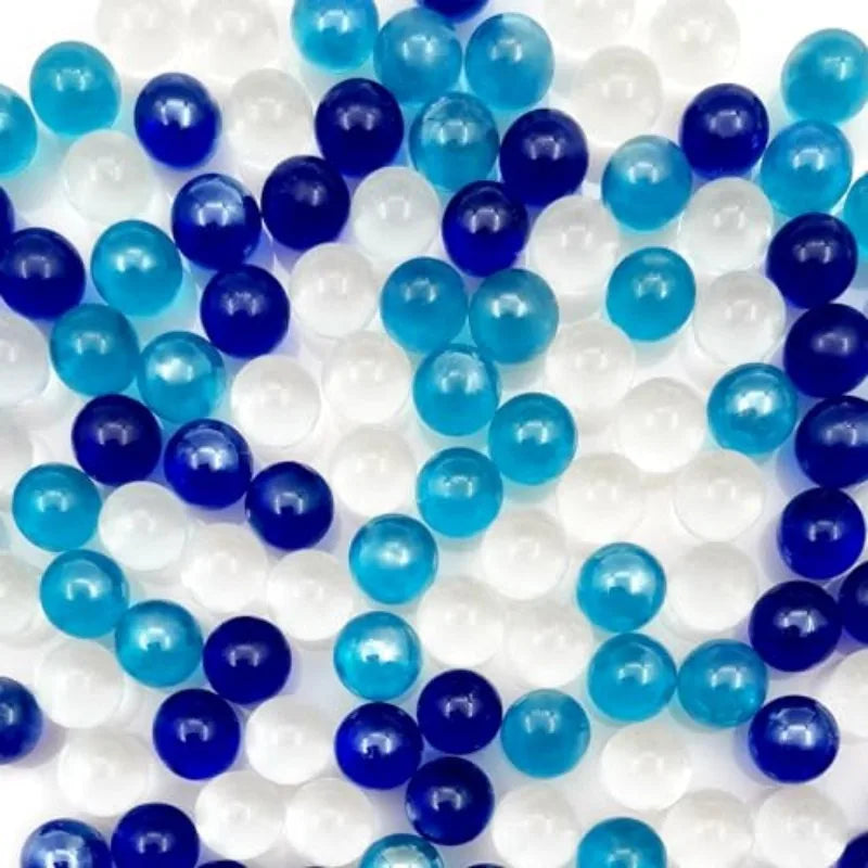 120 Pieces Glass Marble Aquarium Decor