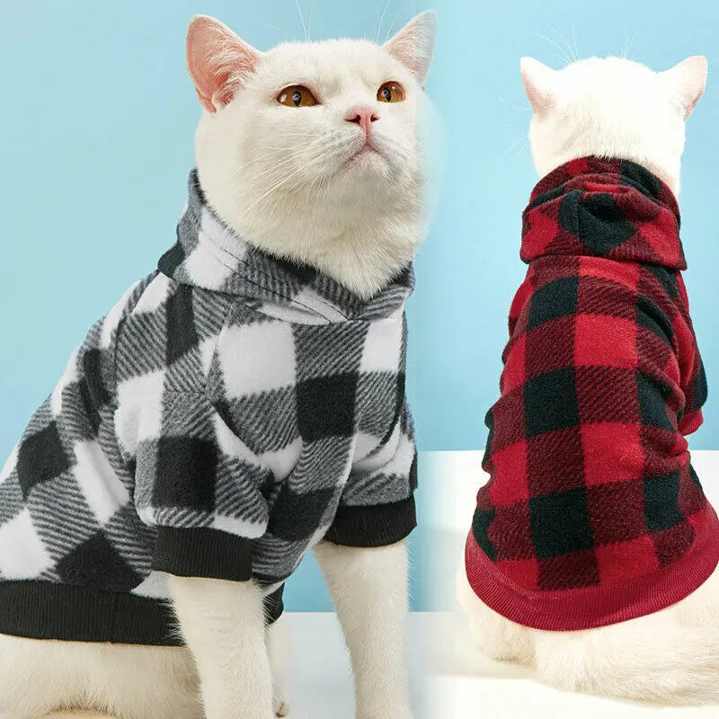 Plaid Cat Sweater
