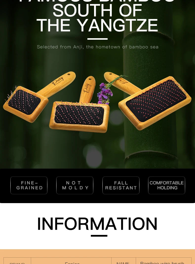 Wooden Dog /Cat Slicker Brush