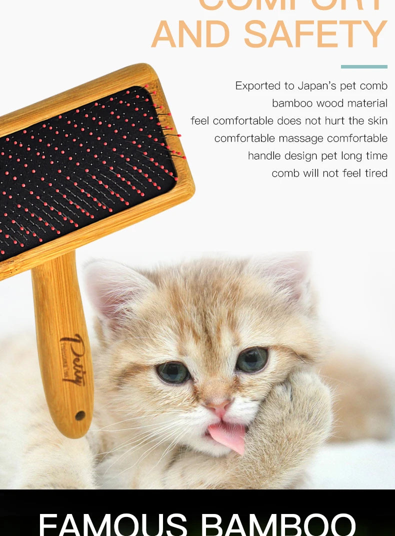 Wooden Dog /Cat Slicker Brush