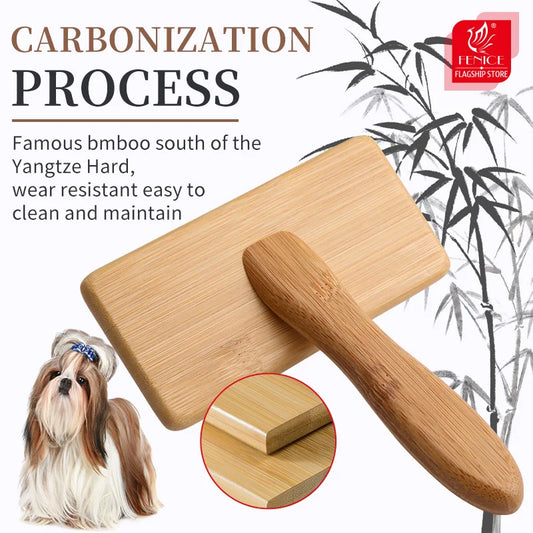 Wooden Dog /Cat Slicker Brush