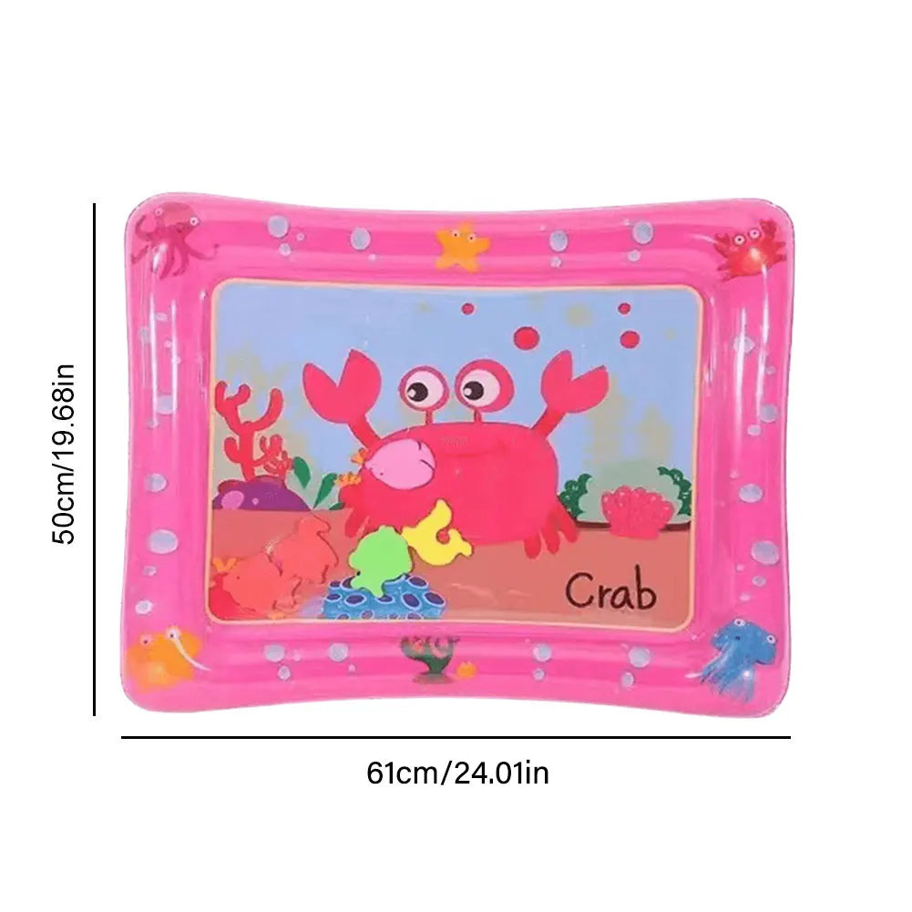 Pet Tummy Time Mat Premium Cat Play Mat Inflatable Water Cushion Interactive Dog Gym Baby Toys for Sensory Development