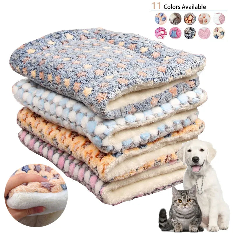 Plush, Washable Bed Mats for Cats /Small Dogs