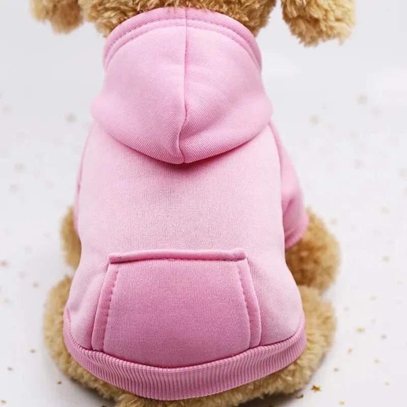 Dog Clothing, Two-Feet Hooded Sweater