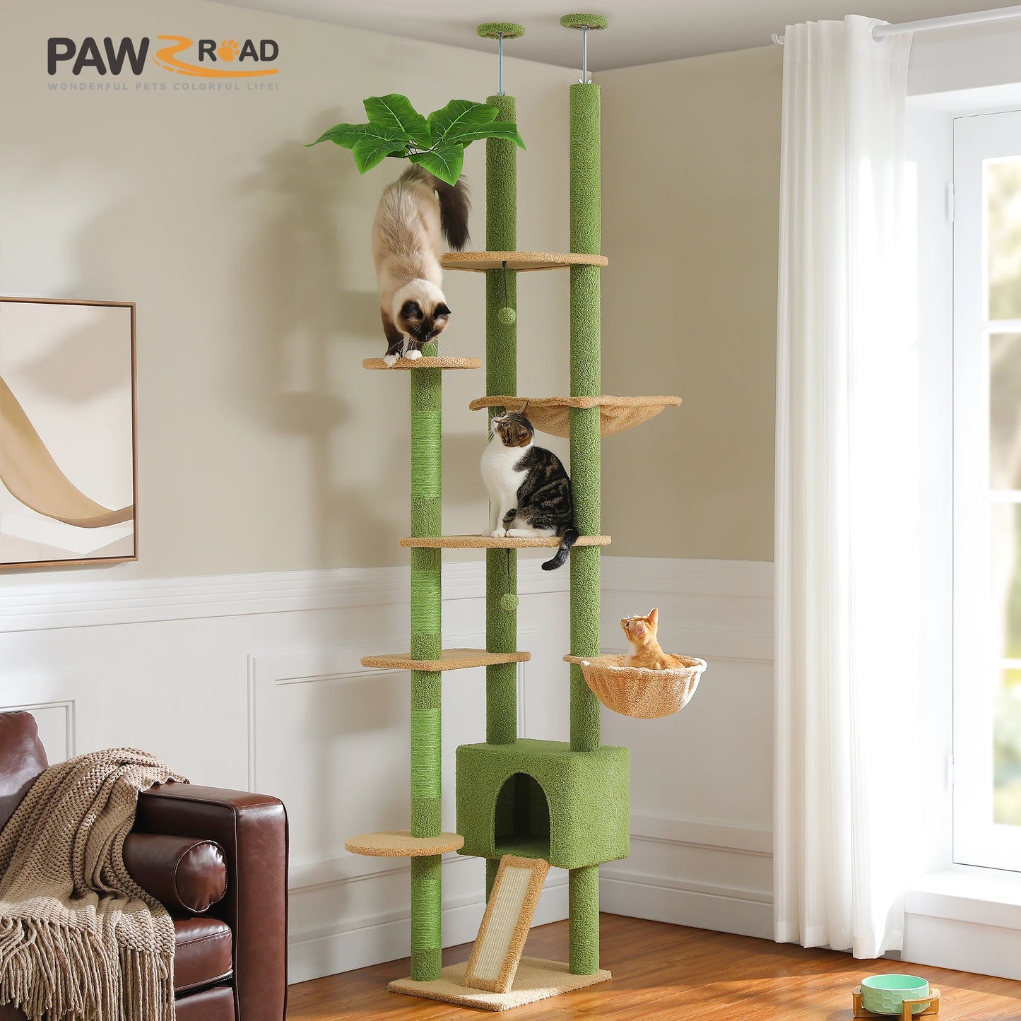Cactus Cat Tree - Adjustable Height