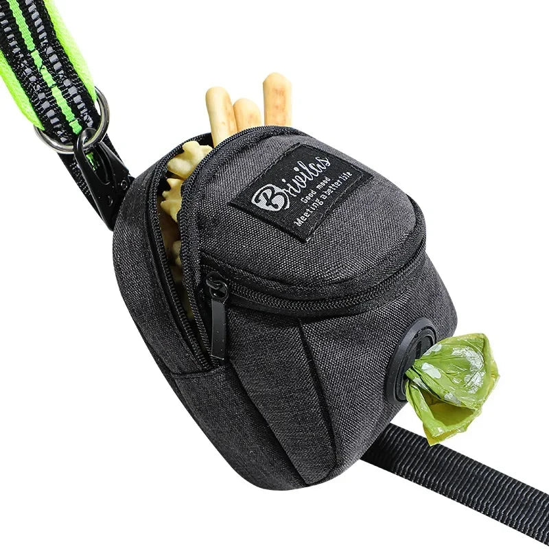 Dog Treat Pouch with Poop Bag Dispenser