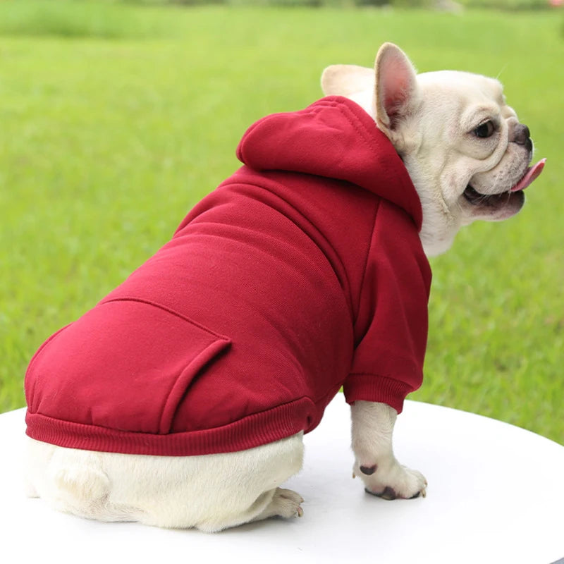 Dog Clothing, Two-Feet Hooded Sweater