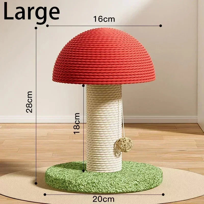 Cat Scratch/ Climbing Mushroom, Durable, Sisal