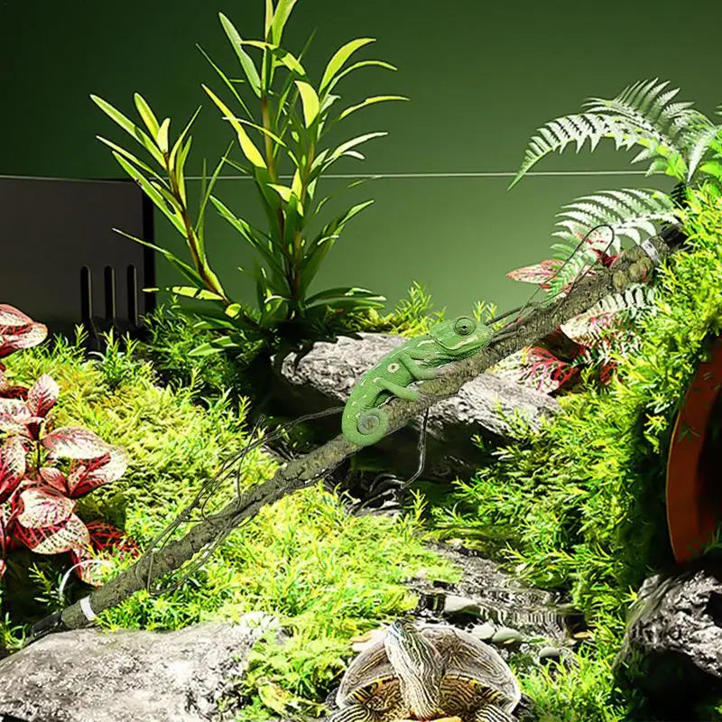 Climbing Branch For Terrarium, With Suction Cup