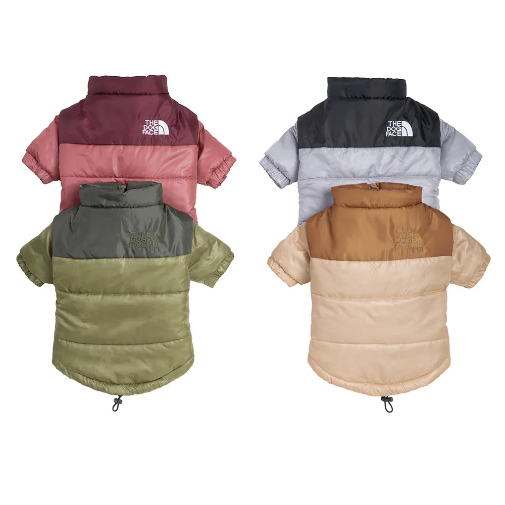 XS-3XL The Dog Face Warm Jacket