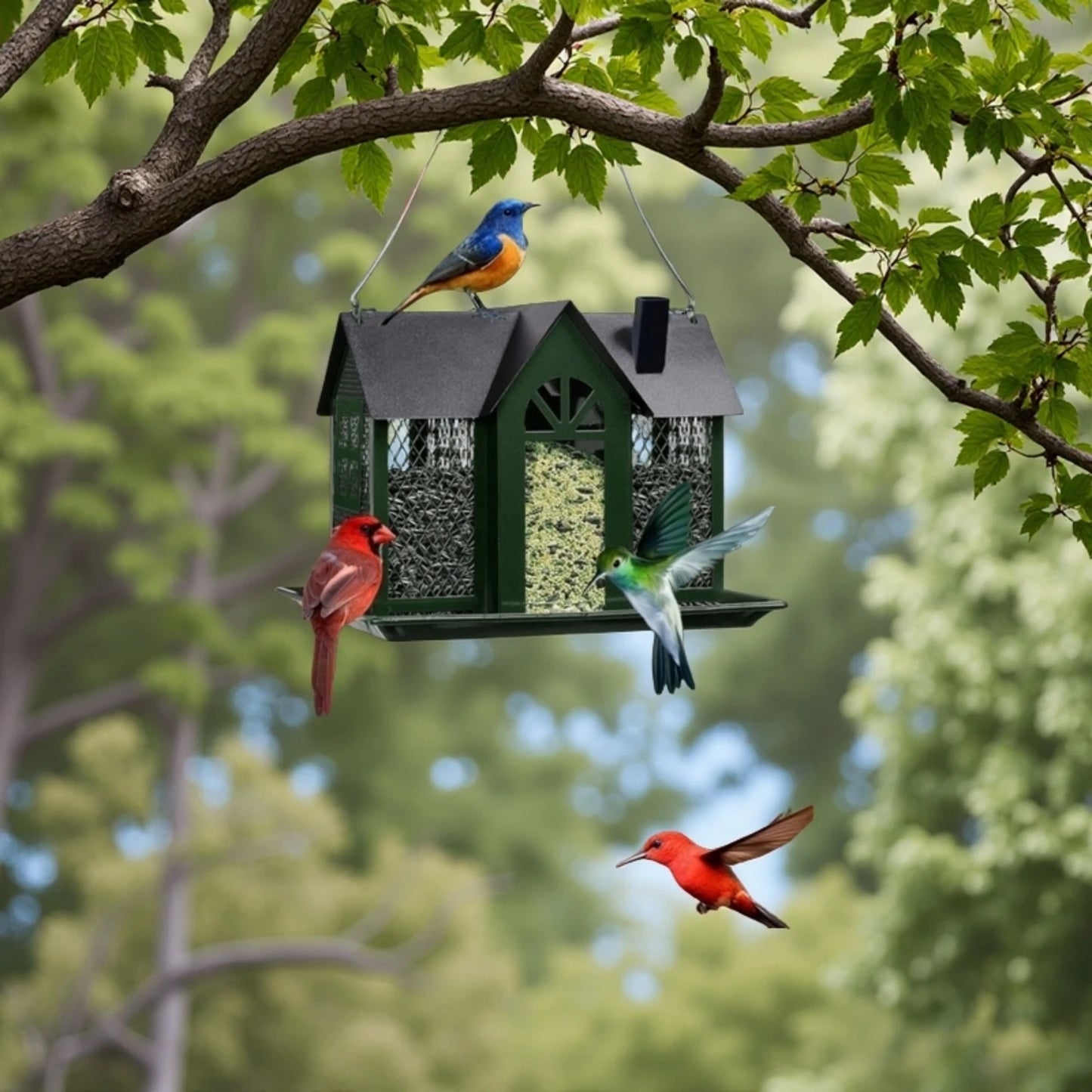 Outdoor Hanging Wild Bird Feeder