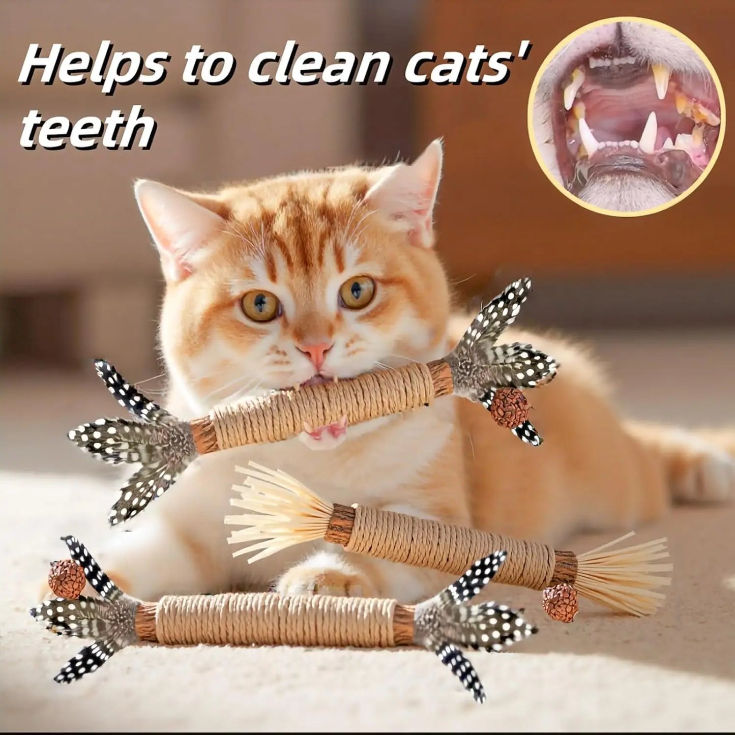 Catnip Chewing Stick Toys