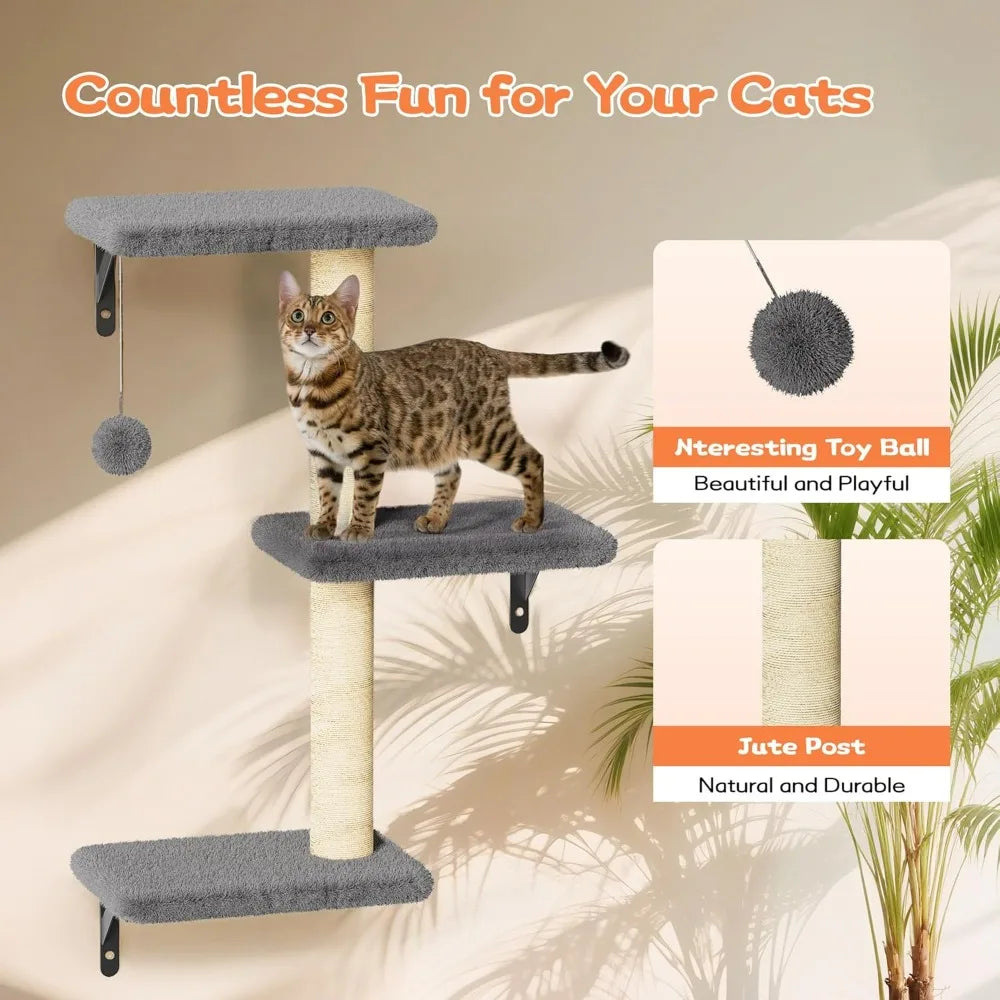 Cat Wall Shelves Set