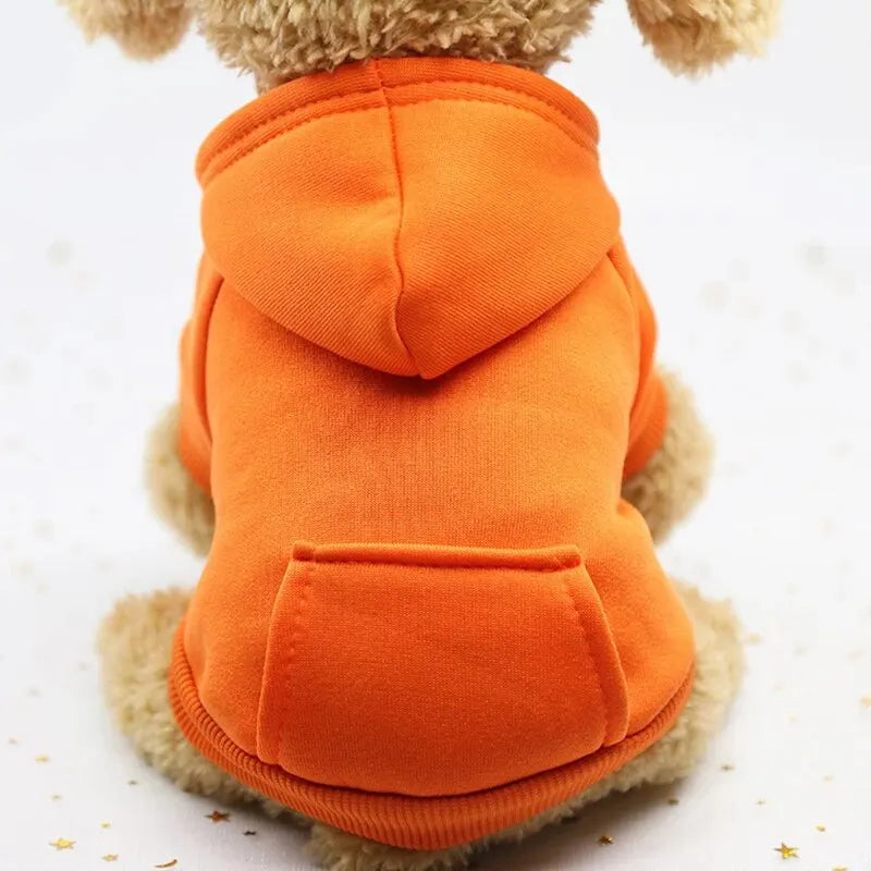Dog Clothing, Two-Feet Hooded Sweater