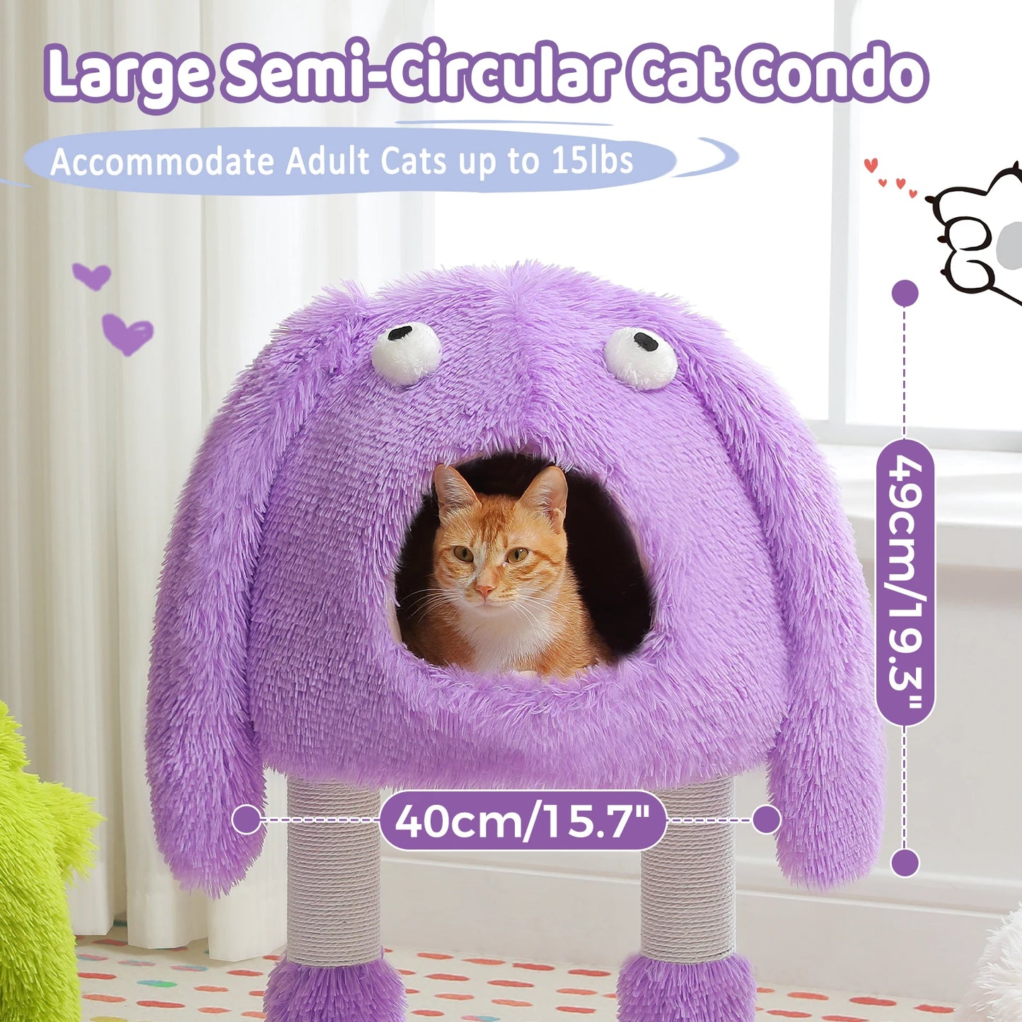 Small Cat Tower With Sisal Posts