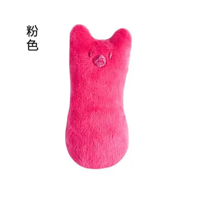 Teeth Grinding Catnip Toys Cute Funny Interactive Plush Teeth Grinding Relaxation Toy Cat Chewing Vocal Bite-resistant Pet Toys