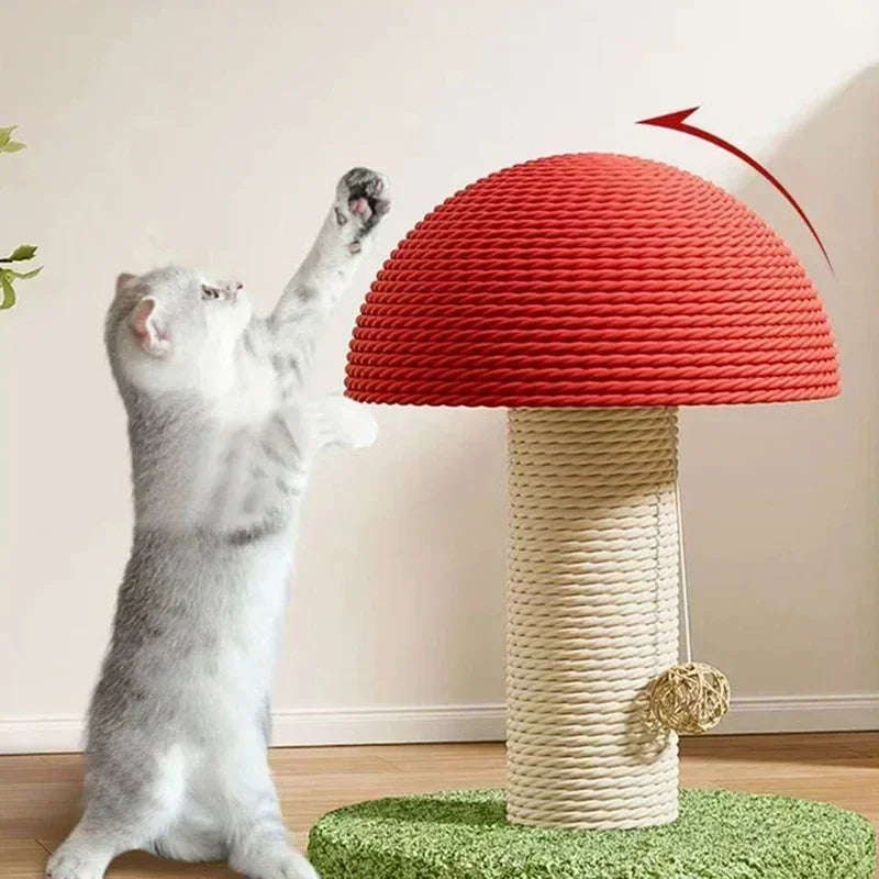 Cat Scratch/ Climbing Mushroom, Durable, Sisal