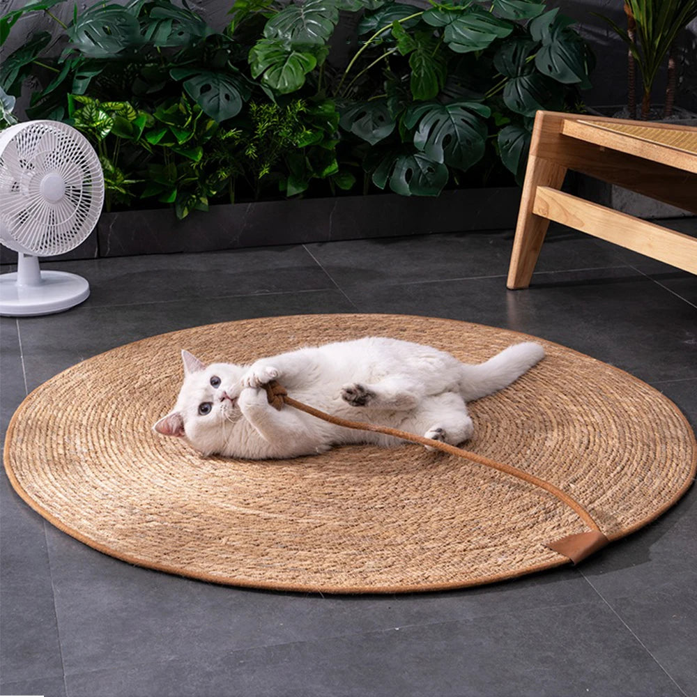 Cat Scratcher Rattan Mat