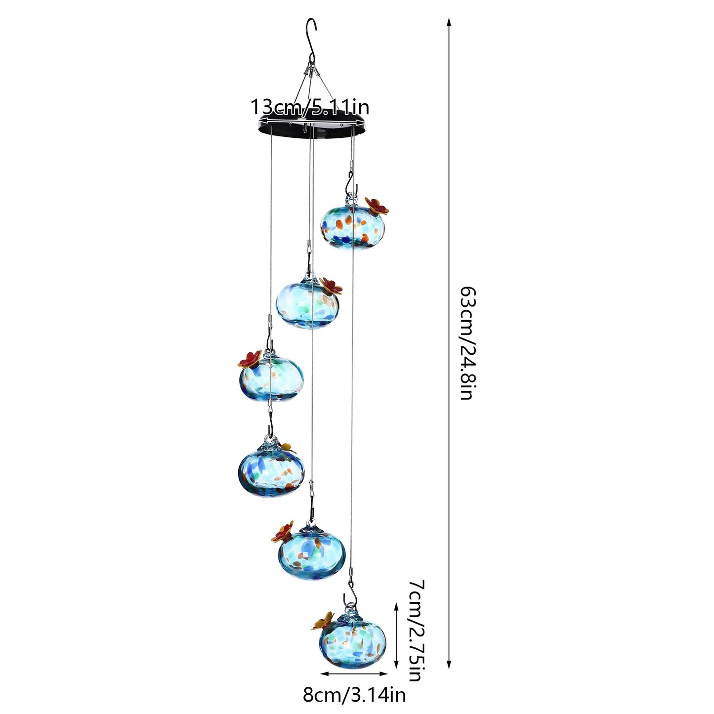 Hanging Hummingbird Feeder