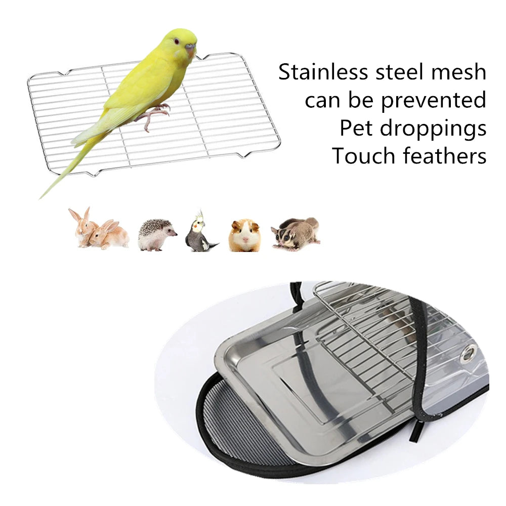Bird Travel Carrier with Perch
