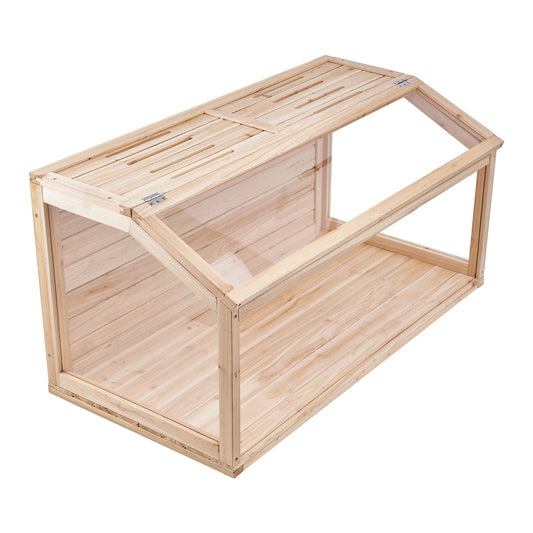 Wooden Gerbil Habitat with Openable Top