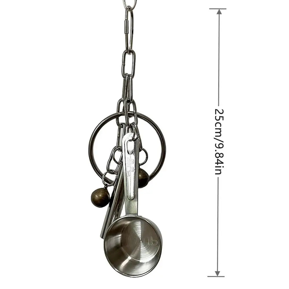 Hanging Stainless Steel Pet Bird Toy