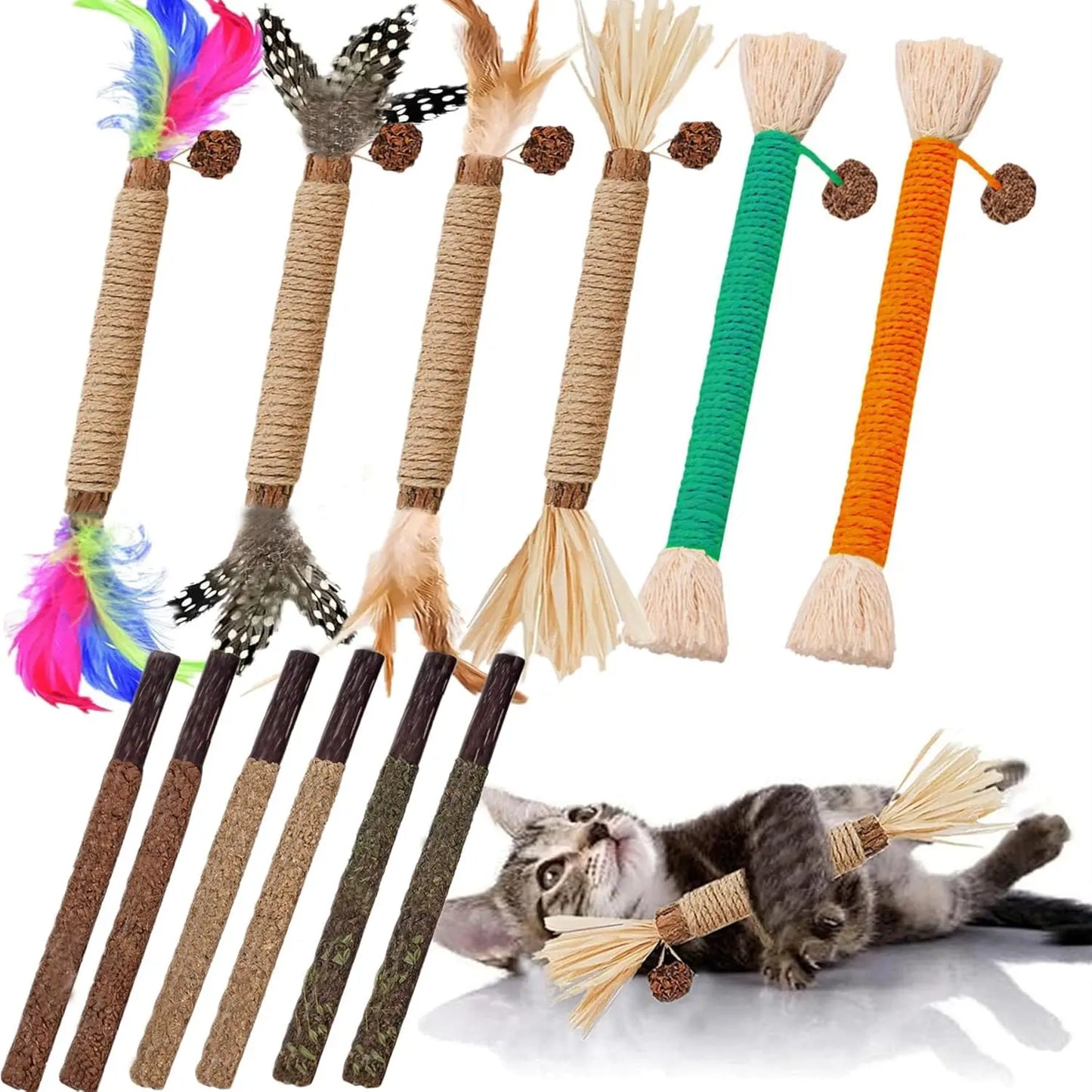 Catnip Chewing Stick Toys