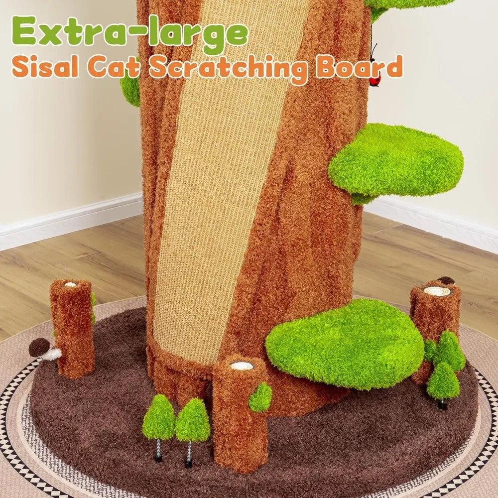 Cat Tower With Scratching Post