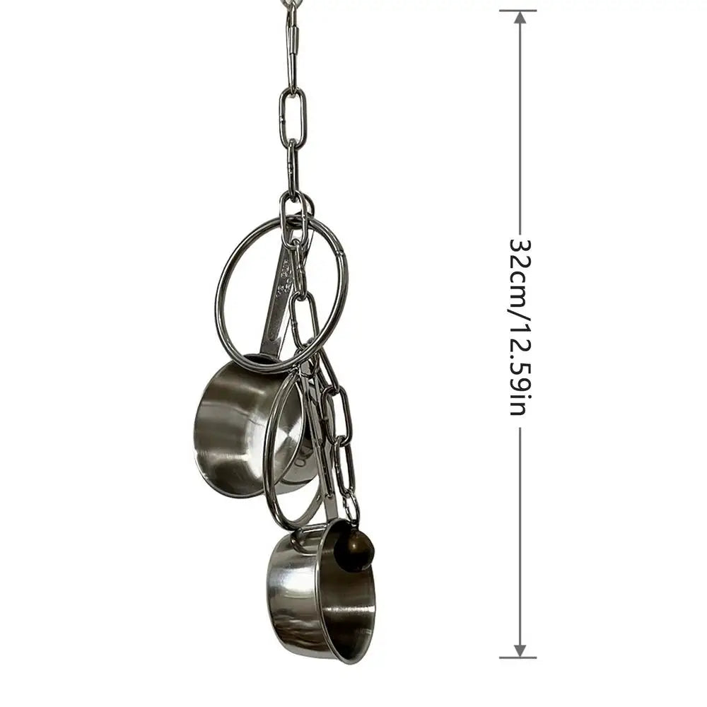 Hanging Stainless Steel Pet Bird Toy