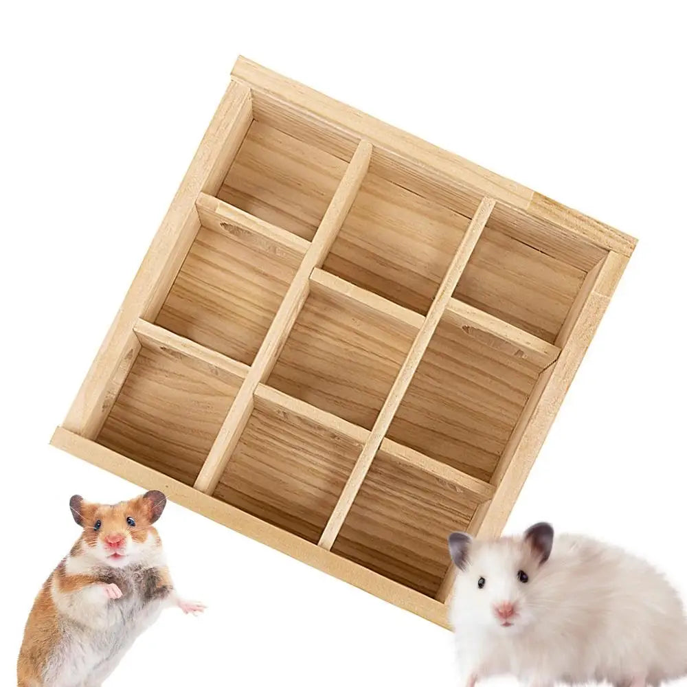 Wooden Gerbil Maze Toy