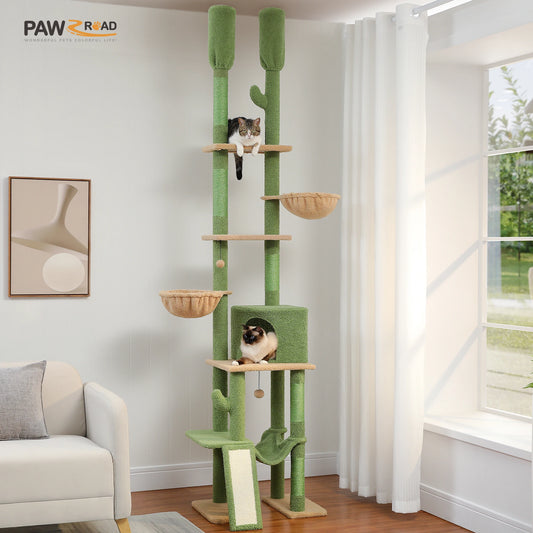 Floor to Ceiling Cactus Cat Tree