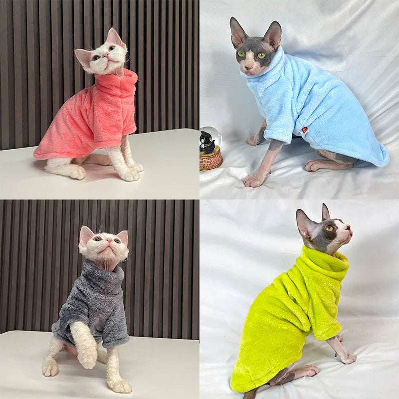 Cat Turtleneck Sweater
