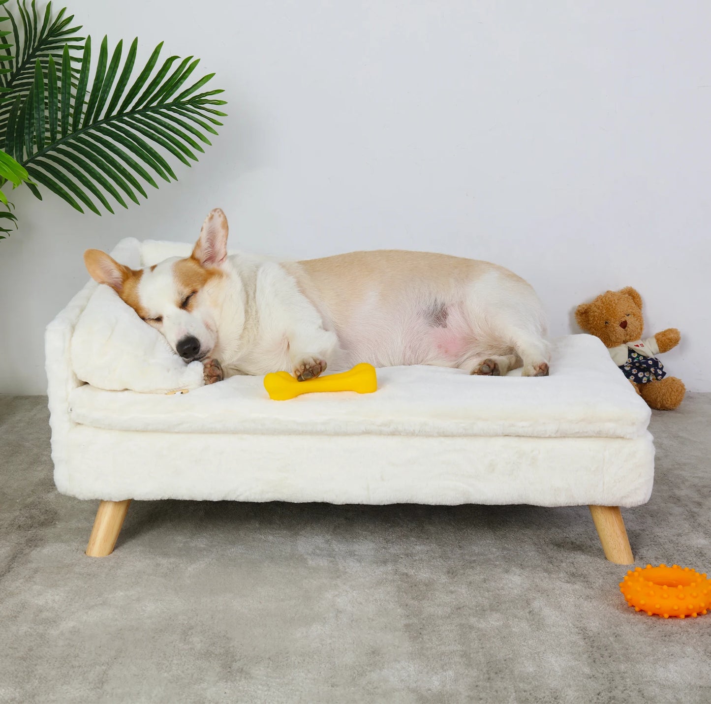 Raised Plush Indoor Cat/Dog Sofa