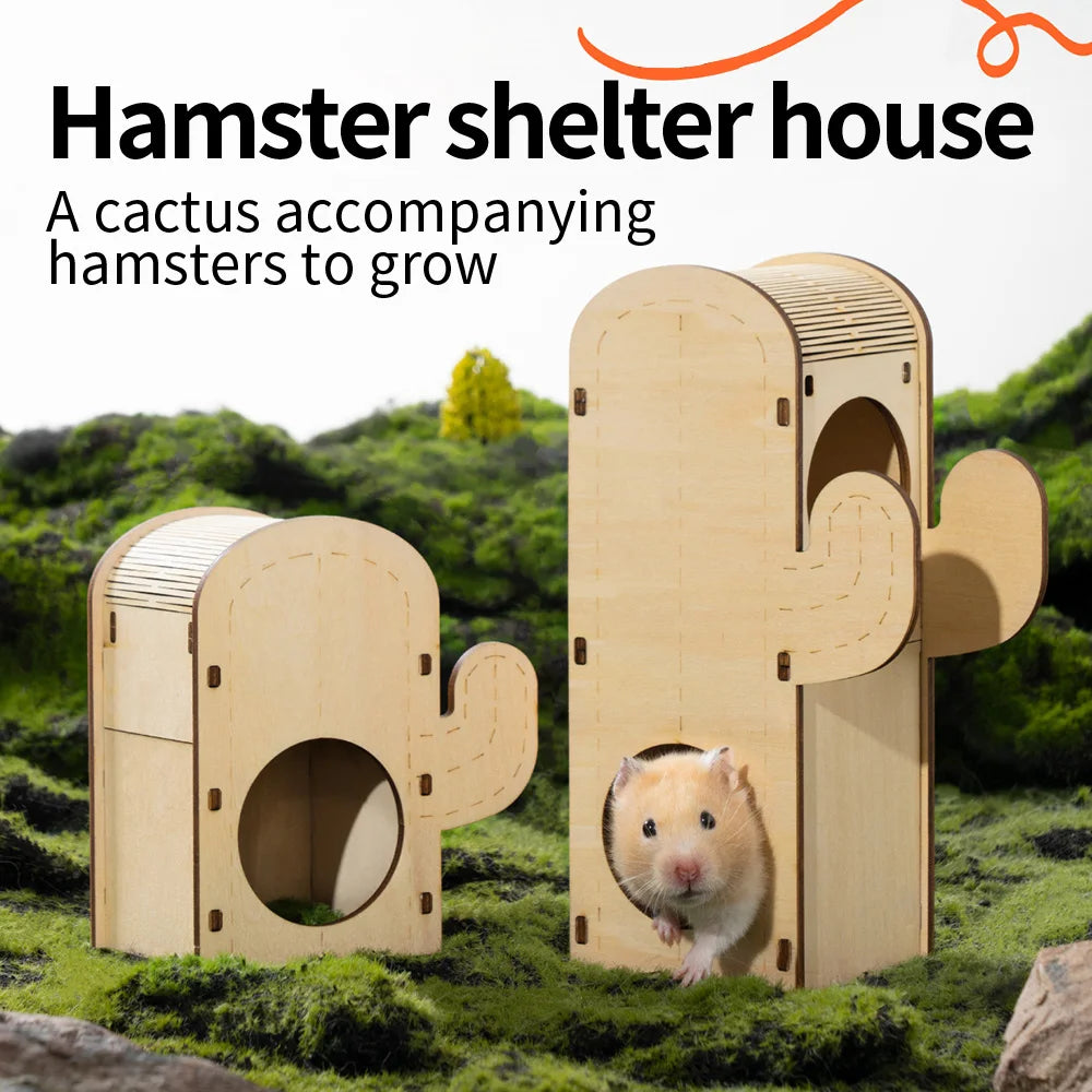 Wooden Hamster House