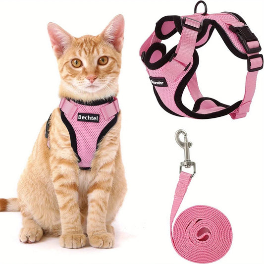 Adjustable Cat Leash And Vest