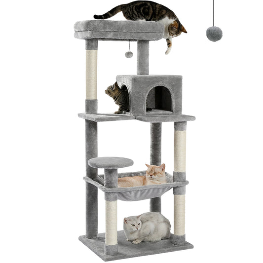 Multi-Level Tower With Sisal Scratching Posts