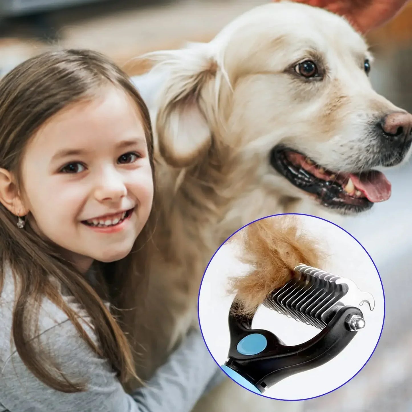 Pet Deshedding/ Dematting Brush