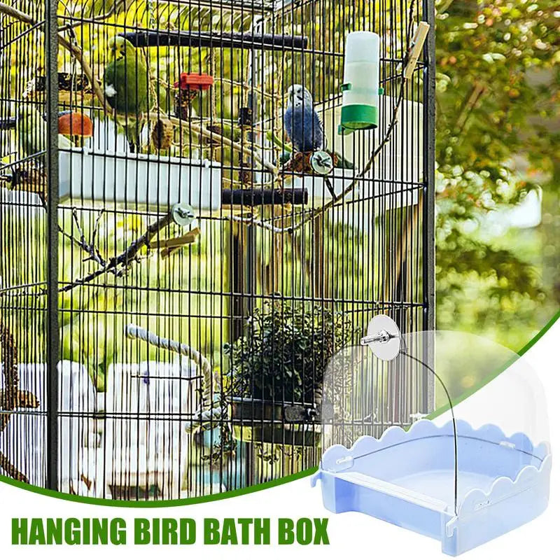 Spacious Bird Bath For Cage