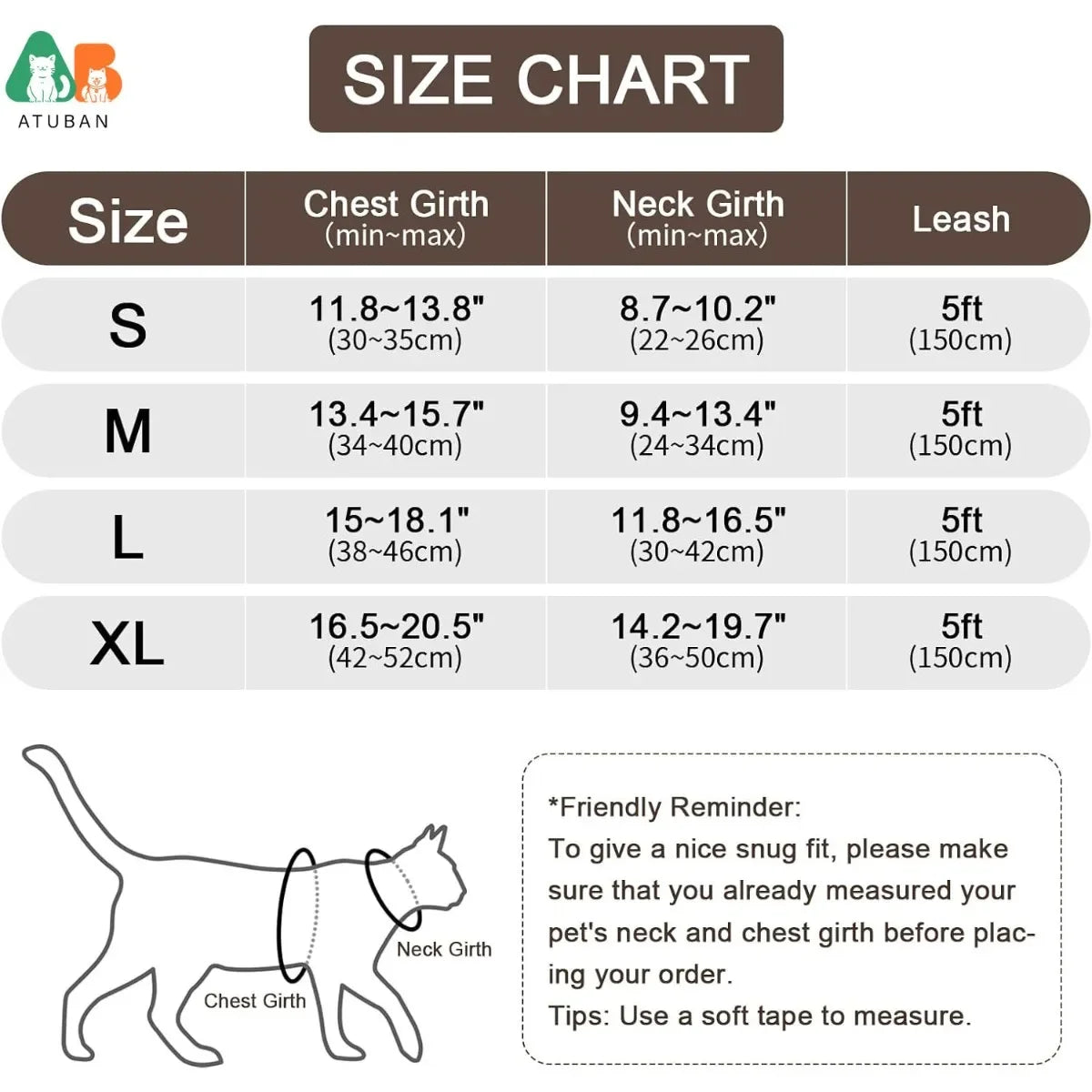 Adjustable Cat Harness /Leash Set with Reflective Trim